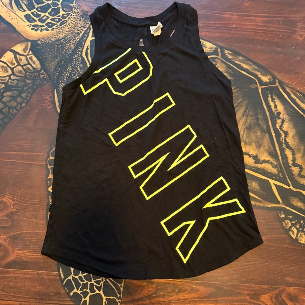 Black neon Yellow PINK Womans Tank Top